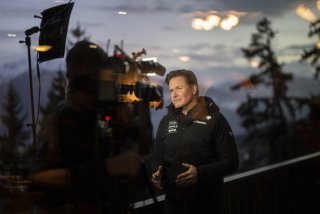 Le président de Swiss Ski, Urs Lehmann, lors d'une précédente édition des courses de Crans-Montana